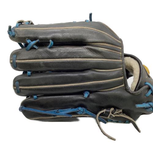 MIZUNO (ミズノ) グローバルエリート 軟式グローブ CM0316 32cm ブラックxブルー