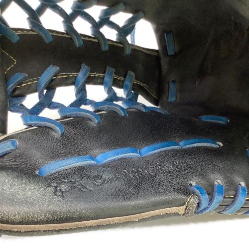 MIZUNO (ミズノ) グローバルエリート 軟式グローブ CM0316 32cm ブラックxブルー