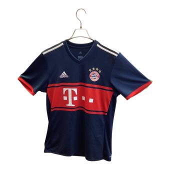 バイエルンミュンヘン サッカーユニフォーム AZ7937 2017-18 アウェイ メンズ SIZE L ネイビー