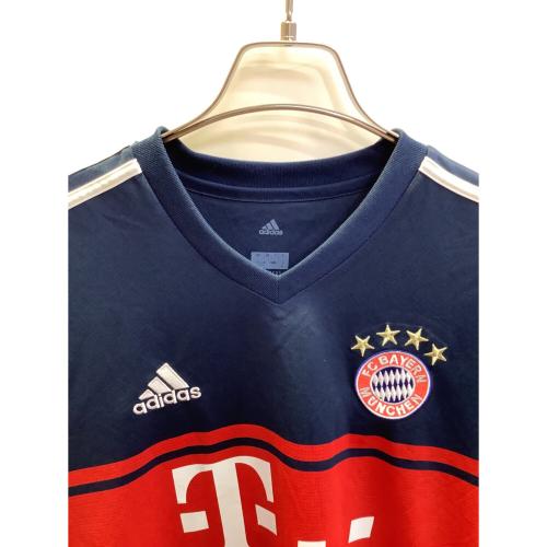バイエルンミュンヘン サッカーユニフォーム AZ7937 2017-18 アウェイ メンズ SIZE L ネイビー