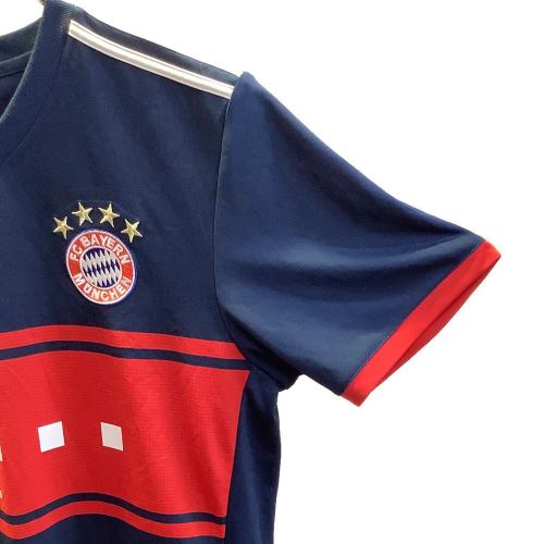 バイエルンミュンヘン サッカーユニフォーム AZ7937 2017-18 アウェイ メンズ SIZE L ネイビー