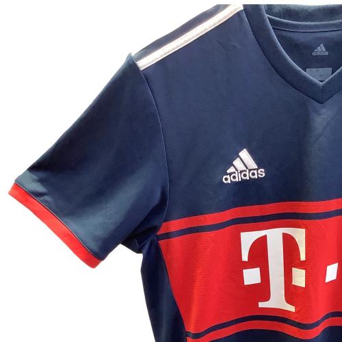 バイエルンミュンヘン サッカーユニフォーム AZ7937 2017-18 アウェイ メンズ SIZE L ネイビー