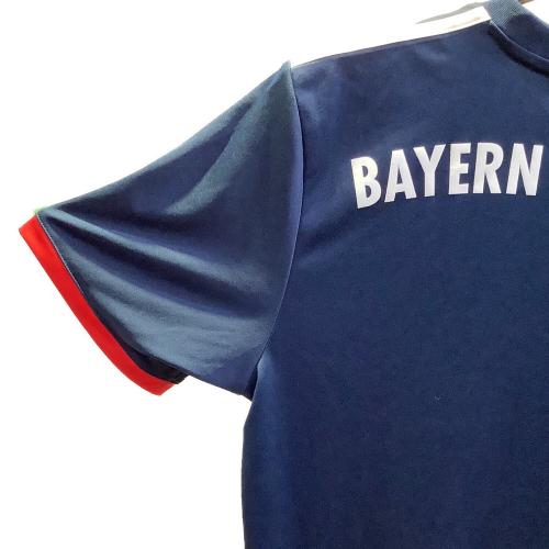 バイエルンミュンヘン サッカーユニフォーム AZ7937 2017-18 アウェイ メンズ SIZE L ネイビー