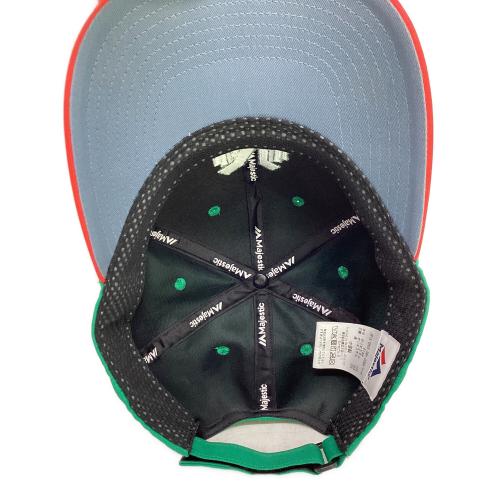 福岡ソフトバンクホークス (フクオカソフトバンクホークス) 南海ホークス 復刻版 キャップ 応援グッズ グリーン×レッド