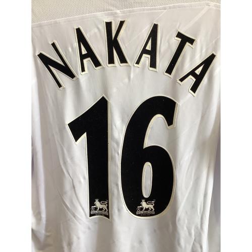 ボルトン・ワンダラーズFC サッカーユニフォーム 05-06シーズン・アウェイ SIZE L ホワイト