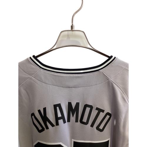 読売ジャイアンツ (ヨミウリジャイアンツ) 応援グッズ TGLM-0729 【25】岡本 SIZE XXL グレー