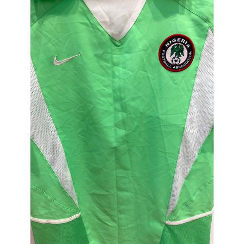 ナイジェリア サッカーユニフォーム S2 AOG メンズ SIZE M 黄緑