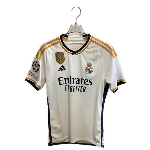 レアル・マドリード サッカーユニフォーム CLパッチ付 メンズ SIZE L ホワイト