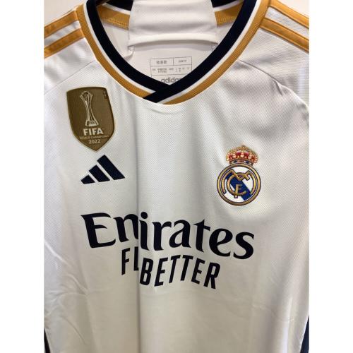 レアル・マドリード サッカーユニフォーム CLパッチ付 メンズ SIZE L ホワイト