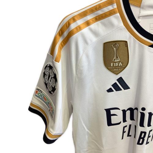 レアル・マドリード サッカーユニフォーム CLパッチ付 メンズ SIZE L ホワイト