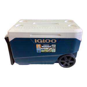 iGloo (イグルー) MAXCOLDCOOLER クーラーボックス 90QT ネイビーxホワイト