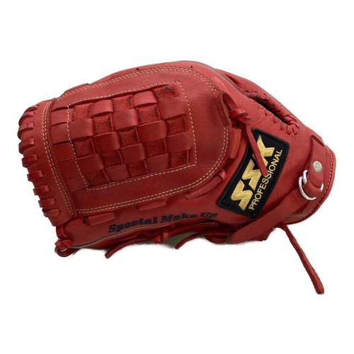 SSK (エスエスケイ) 西本聖選手モデル 軟式グローブ BMS-026 約29cm レッド