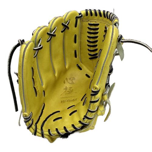 Hi Gold (ハイゴールド) 心極 軟式グローブ KKG-5301 約30㎝ イエロー