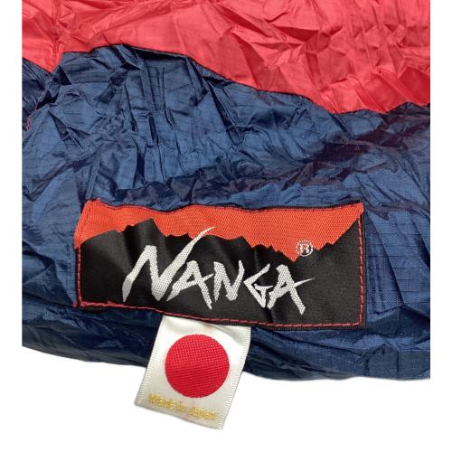 NANGA (ナンガ) マミー型シュラフ(ダウン) レッドxネイビー オーロラライト 350DX