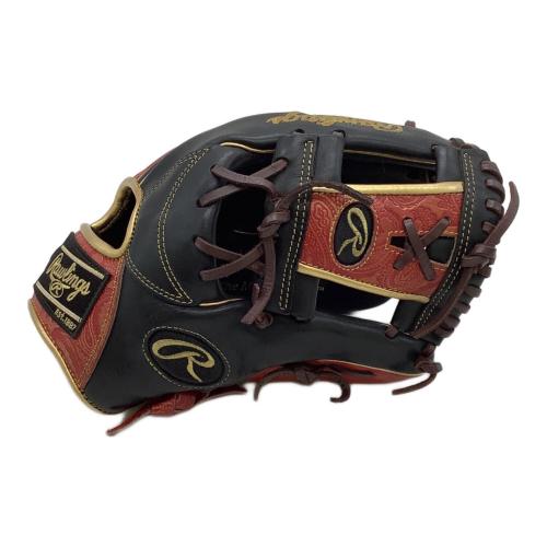 RAWLINGS (ローリングス) 軟式グローブ GR1FHPN64 ケース付 HOH PAISLEY REVIVAL 約30㎝ ブラック×レッド