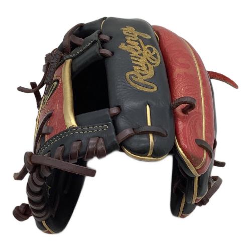 RAWLINGS (ローリングス) 軟式グローブ GR1FHPN64 ケース付 HOH PAISLEY REVIVAL 約30㎝ ブラック×レッド