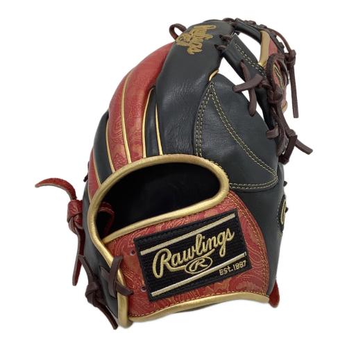 RAWLINGS (ローリングス) 軟式グローブ GR1FHPN64 ケース付 HOH PAISLEY REVIVAL 約30㎝ ブラック×レッド
