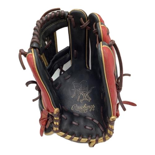 RAWLINGS (ローリングス) 軟式グローブ GR1FHPN64 ケース付 HOH PAISLEY REVIVAL 約30㎝ ブラック×レッド