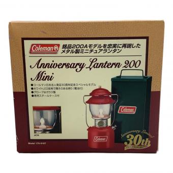 Coleman (コールマン) アウトドア雑貨 170-9187 レッド・※点灯未確認 30周年記念ランタン 200ミニ
