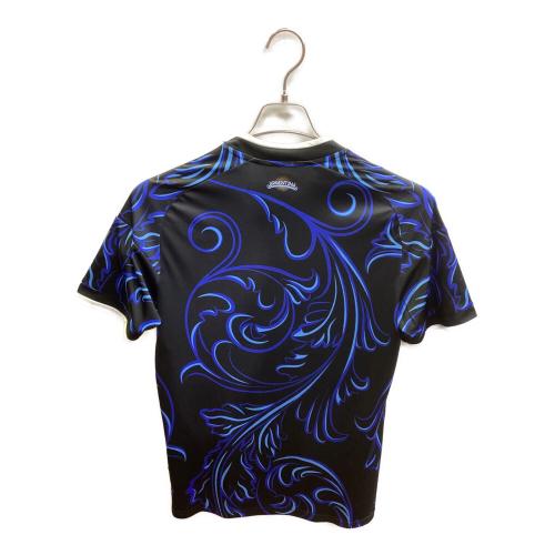 アルゼンチン代表 (アルゼンチンダイヒョウ) サッカーユニフォーム JM8395 2026シーズン・アウェイ SIZE L ブラック×ブルー