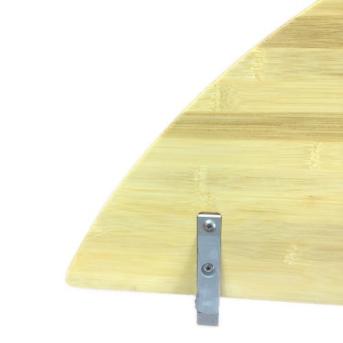 Snow peak (スノーピーク) アウトドアテーブル シルバーxブラウン ラウンジスライドトップ竹x2(廃盤希少品)