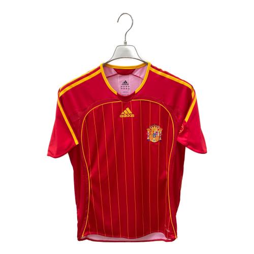 スペイン代表 (スペインダイヒョウ) サッカーユニフォーム 074101 メンズ SIZE O レッド
