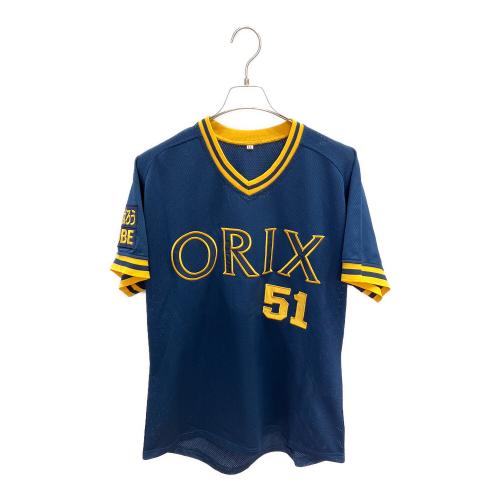 オリックス・ブルーウェーブ 【51】鈴木イチロー 応援グッズ SIZE LL ネイビーxイエロー