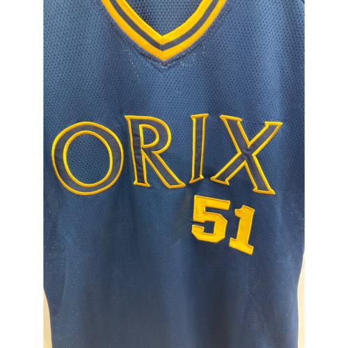 オリックス・ブルーウェーブ 【51】鈴木イチロー 応援グッズ SIZE LL ネイビーxイエロー