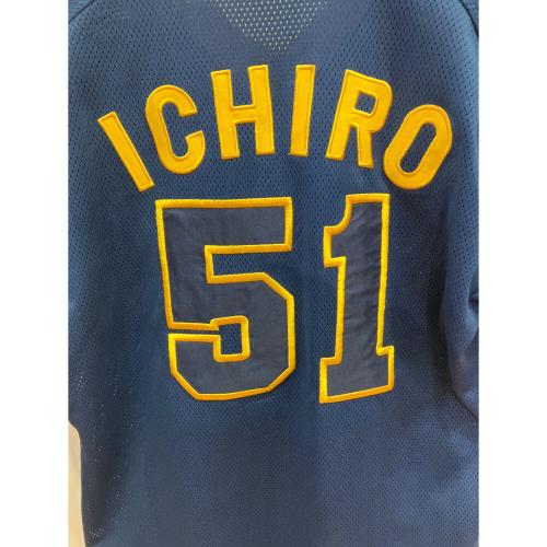 オリックス・ブルーウェーブ 【51】鈴木イチロー 応援グッズ SIZE LL ネイビーxイエロー
