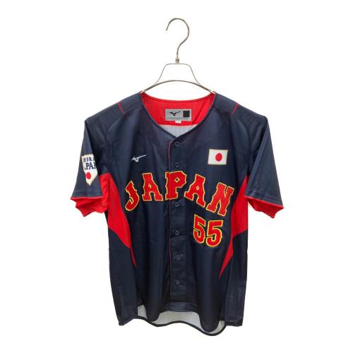 日本代表(侍ジャパン) (ニホンダイヒョウ(サムライジャパン)) 【55】村上宗隆・ビジター 応援グッズ 12JRMJ2114 Lサイズ ネイビーxレッド