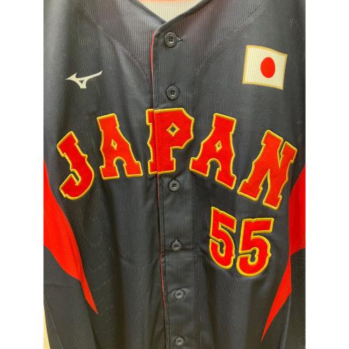 日本代表(侍ジャパン) (ニホンダイヒョウ(サムライジャパン)) 【55】村上宗隆・ビジター 応援グッズ 12JRMJ2114 Lサイズ ネイビーxレッド