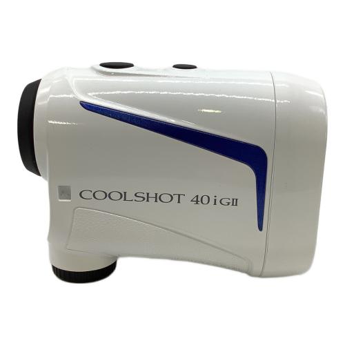 Nikon (ニコン) ゴルフ距離測定器 ケース付 ホワイト COOLSHOT 40i GⅡ