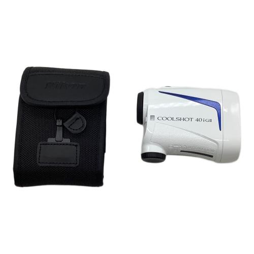 Nikon (ニコン) ゴルフ距離測定器 ケース付 ホワイト COOLSHOT 40i GⅡ