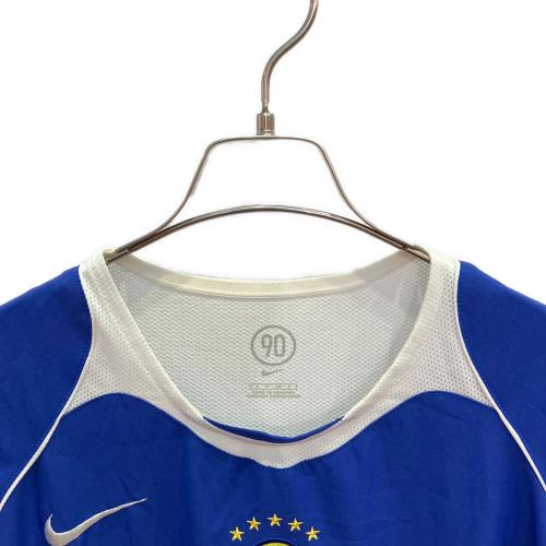 ブラジル代表 サッカーユニフォーム 04-05シーズン・アウェイ S4ACU メンズ SIZE S ブルー