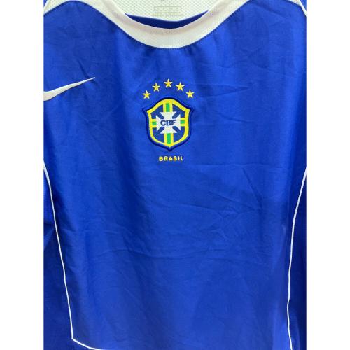 ブラジル代表 サッカーユニフォーム 04-05シーズン・アウェイ S4ACU メンズ SIZE S ブルー