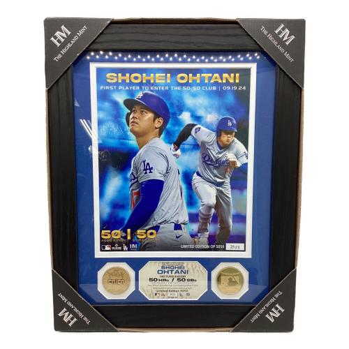 ロサンゼルス・ドジャース 大谷翔平 50-50達成記念 ダブルコインフォトミント 応援グッズ シリアルナンバー 3523 世界限定5050個