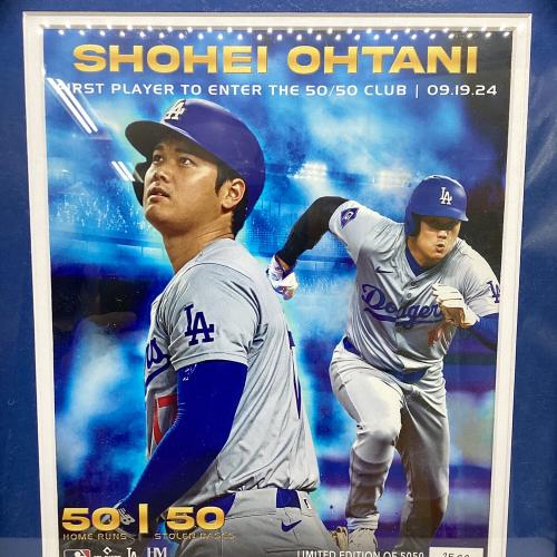 ロサンゼルス・ドジャース 大谷翔平 50-50達成記念 ダブルコインフォトミント 応援グッズ シリアルナンバー 3523 世界限定5050個