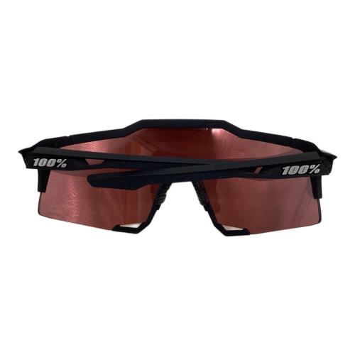100% (ワンハンドレッド) サングラス 61001-412-01 ブラック SPEEDCRAFT Soft Tact Black HiPER Red Multilayer Mirror Lens
