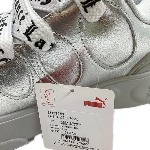 PUMA (プーマ) スポーツシューズ 311334-01 ラフランス クロム メンズ SIZE 28cm シルバー