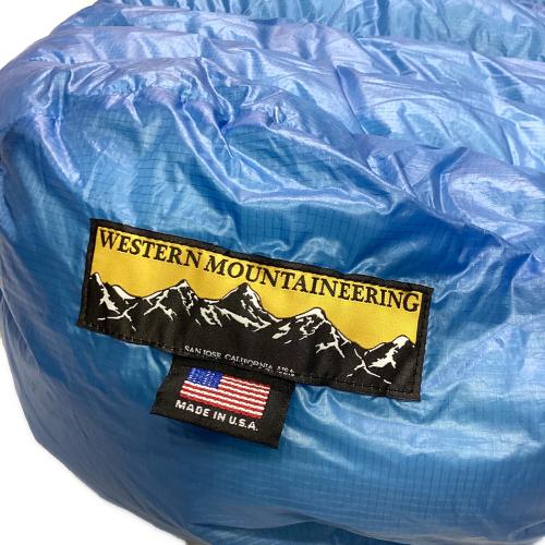 western mountaineering (ウェスタンマウンテニアリング) 封筒型シュラフ(ダウン) CA-35033 スカイブルー