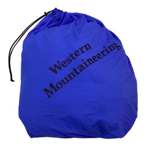 western mountaineering (ウェスタンマウンテニアリング) 封筒型シュラフ(ダウン) CA-35033 スカイブルー