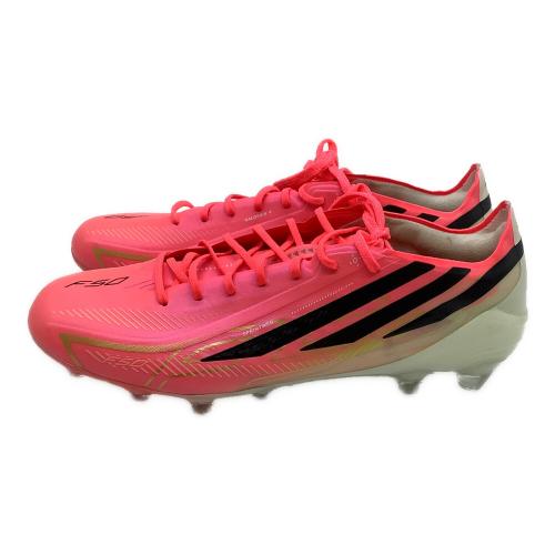 adidas (アディダス) サッカースパイク HQ0020 F50 ハイパーファスト ELITE HG W杯モデル ケース付 メンズ SIZE 25.5cm ピンク×ホワイト