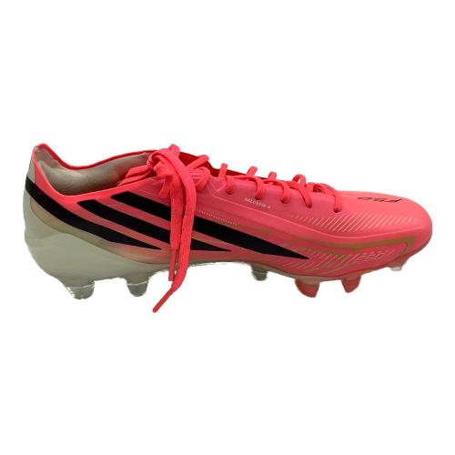 adidas (アディダス) サッカースパイク HQ0020 F50 ハイパーファスト ELITE HG W杯モデル ケース付 メンズ SIZE 25.5cm ピンク×ホワイト