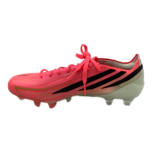 adidas (アディダス) サッカースパイク HQ0020 F50 ハイパーファスト ELITE HG W杯モデル ケース付 メンズ SIZE 25.5cm ピンク×ホワイト