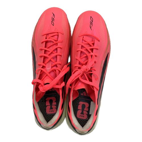 adidas (アディダス) サッカースパイク HQ0020 F50 ハイパーファスト ELITE HG W杯モデル ケース付 メンズ SIZE 25.5cm ピンク×ホワイト