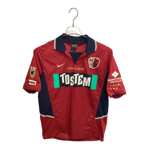 鹿島アントラーズ (カシマアントラーズ) サッカーユニフォーム S2 KIS 02-03シーズン・ホーム SIZE L レッド×ネイビー