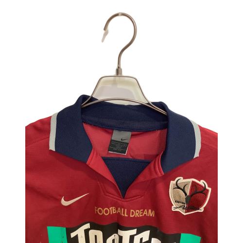 鹿島アントラーズ (カシマアントラーズ) サッカーユニフォーム S2 KIS 02-03シーズン・ホーム SIZE L レッド×ネイビー