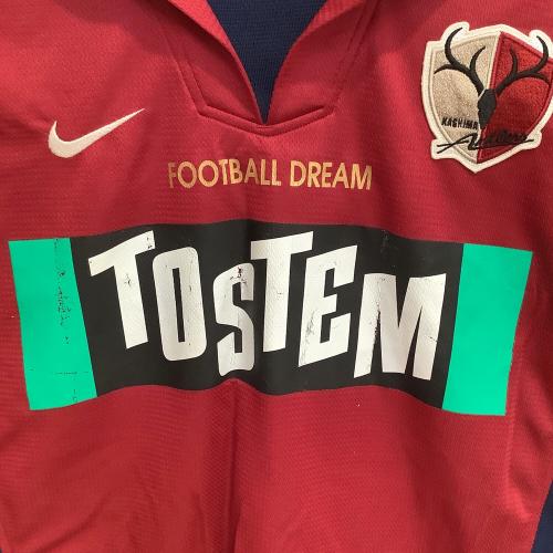 鹿島アントラーズ (カシマアントラーズ) サッカーユニフォーム S2 KIS 02-03シーズン・ホーム SIZE L レッド×ネイビー