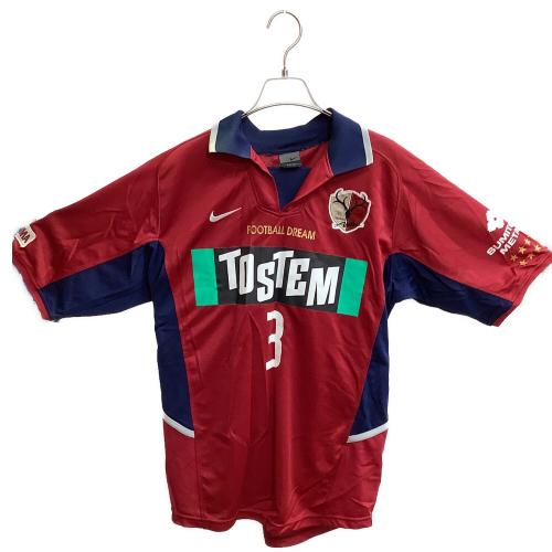 鹿島アントラーズ (カシマアントラーズ) サッカーユニフォーム F2 SNI 02-03シーズン・ホーム SIZE L レッド×ネイビー
