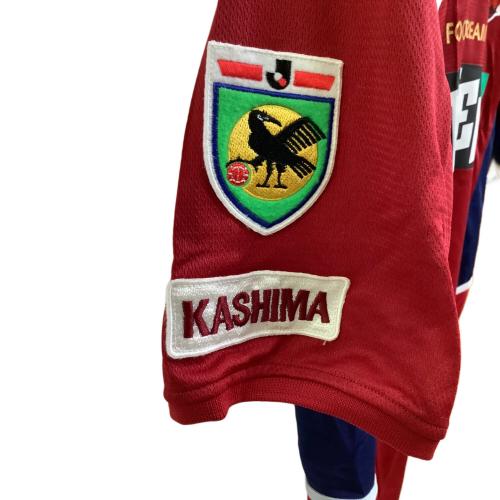 鹿島アントラーズ (カシマアントラーズ) サッカーユニフォーム F2 SNI 02-03シーズン・ホーム SIZE L レッド×ネイビー